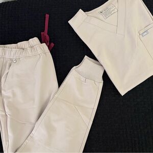 Figs Cream Sweatpants